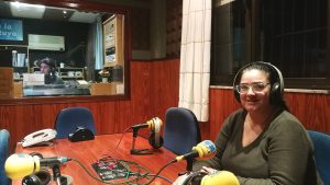 Inés Collantes estuvo en La Farola