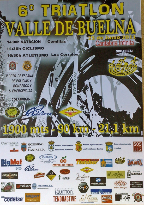 Presentado el VI Triatlón Buelna.