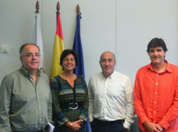 Representantes del Ayuntamiento y Ganadería