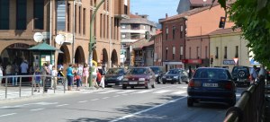 Densidad de tráfico en el centro