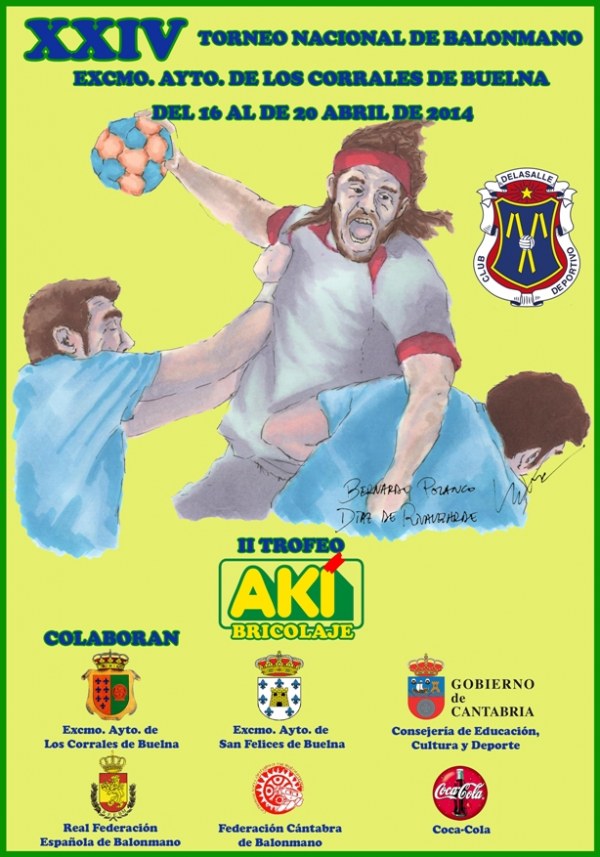 Cartel oficial del Torneo de Balonmano