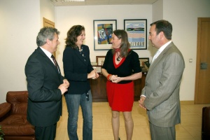 Encuentro de Mercedes Toribio con la consejera de Presidencia y Justicia
