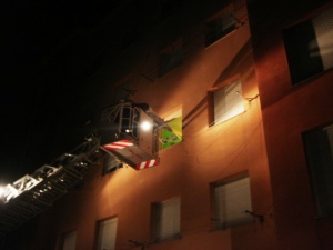 Un momento de uno de los rescates