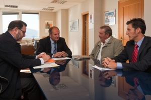 Encuentro del alcalde de Cieza con el consejero de Medio Ambiente