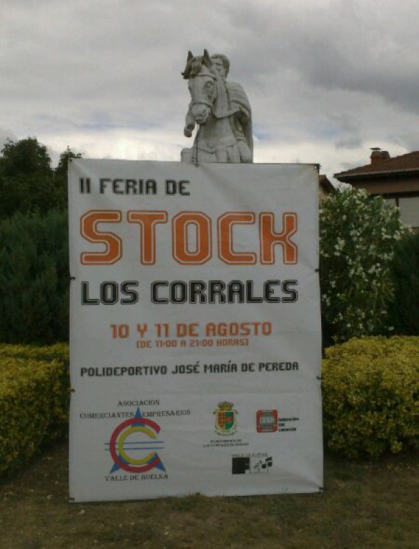 Todo preparado para la segunda Feria del Stock en Los Corrales