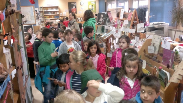 Visita de los alumnos del colegio Pero Niño