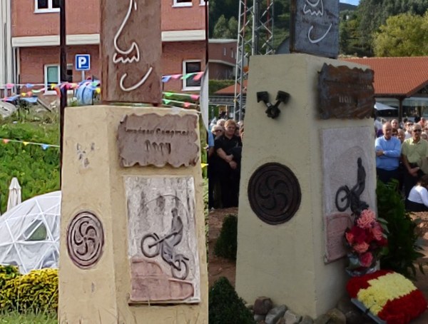 Antes y después del monumento
