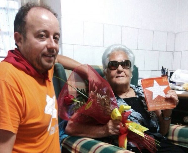 Homenaje a la abuela de San Mateo, María Luisa Laguillo