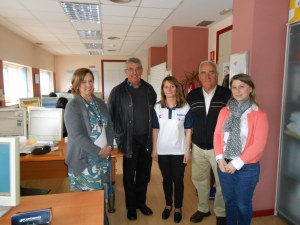 De izquierda  a derecha Carmen Álvarez, Manuel Arce, Ana González, Carlos González y Marisa Lasalle