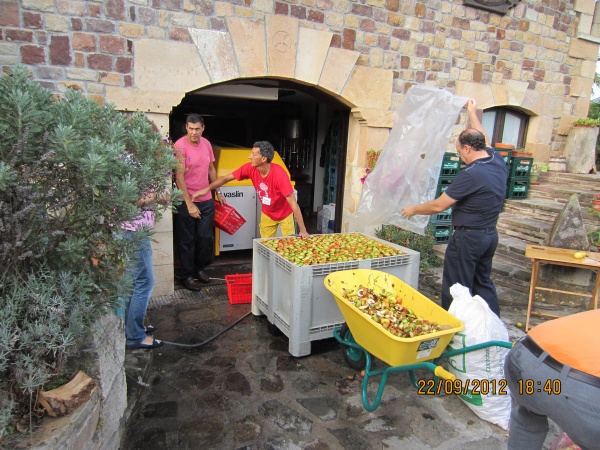 Elaboración de la sidra tradicional en Hijas