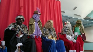 Los Reyes Magos recogieron las cartas de los niños