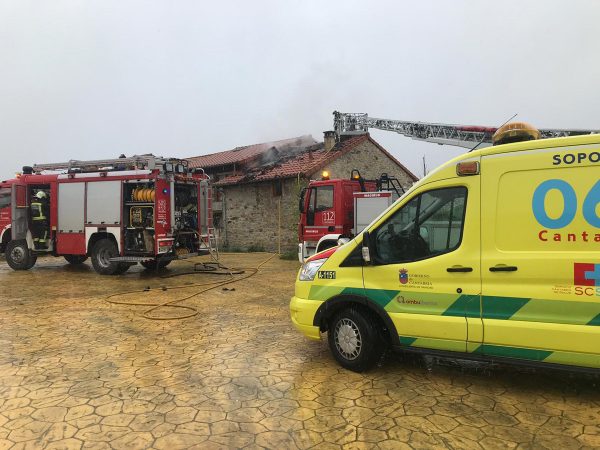 Casa incendiada.