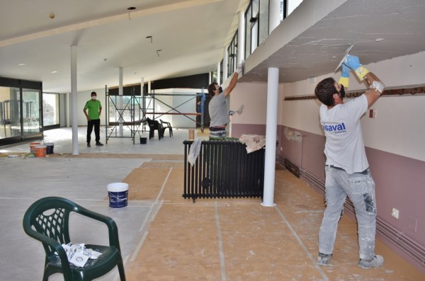 Obras en año pasado en el centro La Rasilla
