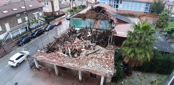 Así ha quedado el viejo edificio