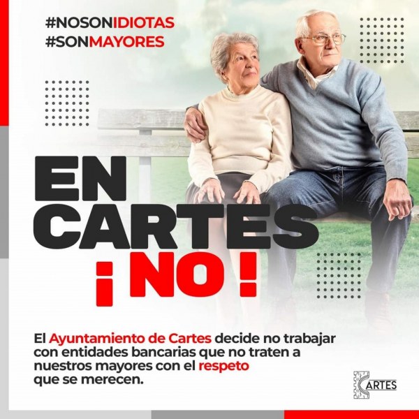 El Ayuntamiento asegura que no seguirá trabajando con entidades bancarias que no &quot;respeten&quot; a los mayores