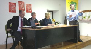 Cayón, González, España y Victorino.