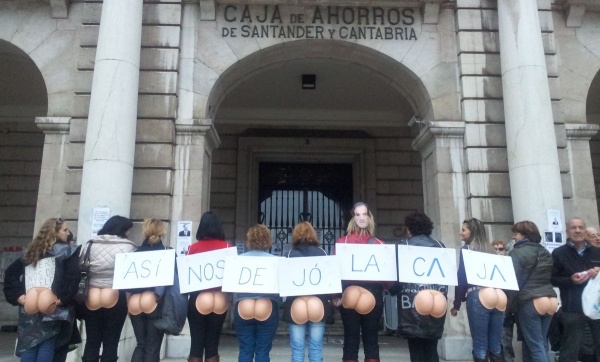 Imagen de la concentración del jueves 14 de febrero
