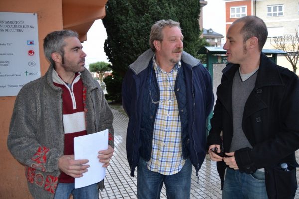 Sergio Hoyos, Agustín Pernía y Pedro González, gobierno de Anievas