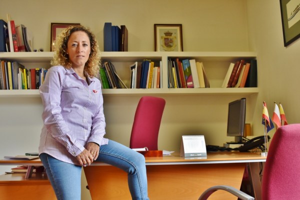 Verónica Mantecón en el Ayuntamiento
