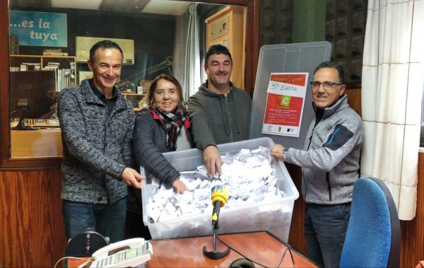 Salva Fernández, Rosa, Francisco y Salva Victorino.