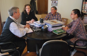 Serviliano González, Mercedes Toribio, Joaquín Espinosa y María Añívarro