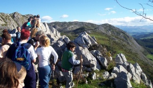 Cara sur del macizo del Dobra desde la cumbre
