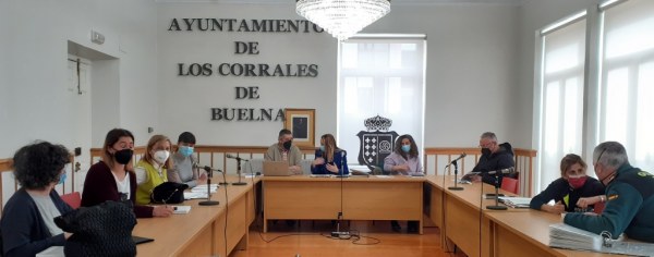 Participantes en la mesa de coordinación