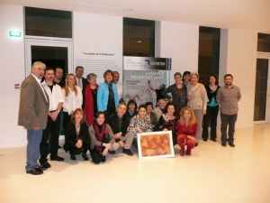 Clausura de su exposición en Francia