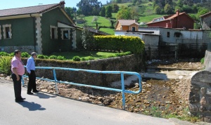 González y Mantilla en el río Rebujas