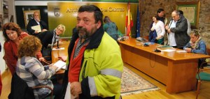 El portavoz de los afectados en la última sesión plenaria