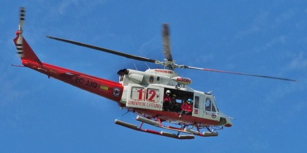 Helicóptero del Gobierno regional