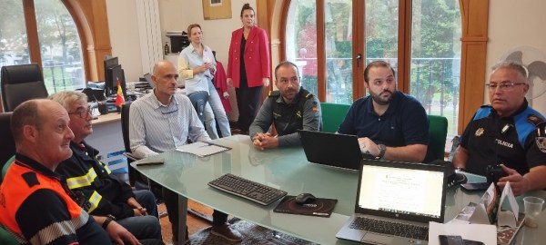 Reunión de seguridad en el Ayuntamiento