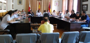 Sesión plenaria de la Corporación de Los Corrales
