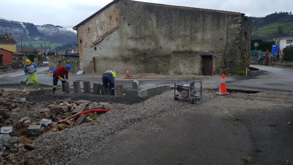 Obras en la calle Ramón y Cajal