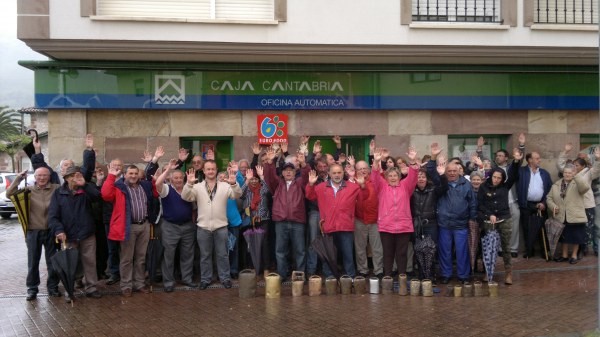 Concentración en San Felices de los afectados por las preferentes