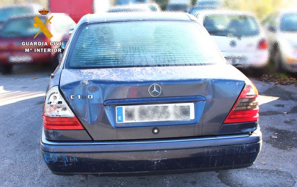El coche fue robado en Renedo