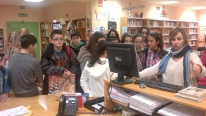 Visita de alumnos del Orbe Cano