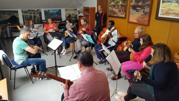 Ensayo de la Orquesta de Plectro