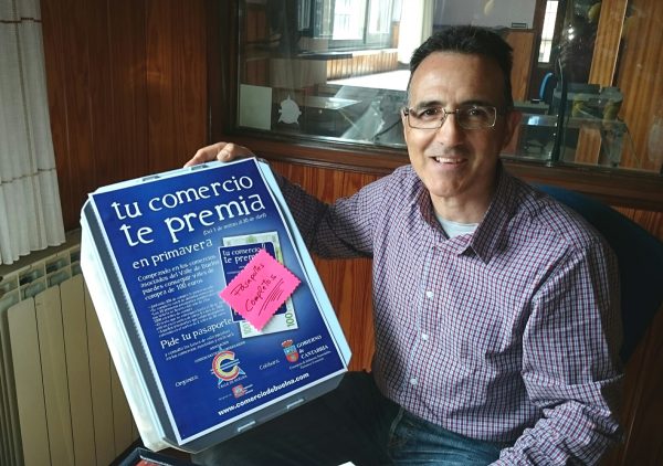 Salvador Victorino, presidente de la Asociación de Comerciantes.