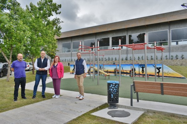 Inauguración del nuevo parque de calistenia