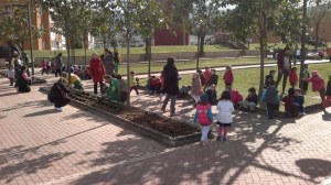 Alumnos del colegio Gerardo Diego