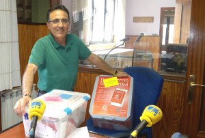 Salvador Victorino, presidente de la Asociación de Comerciantes.