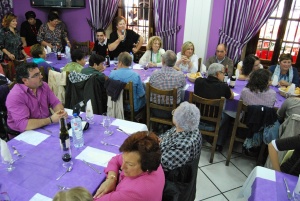 Mesa de presidencia en la celebración