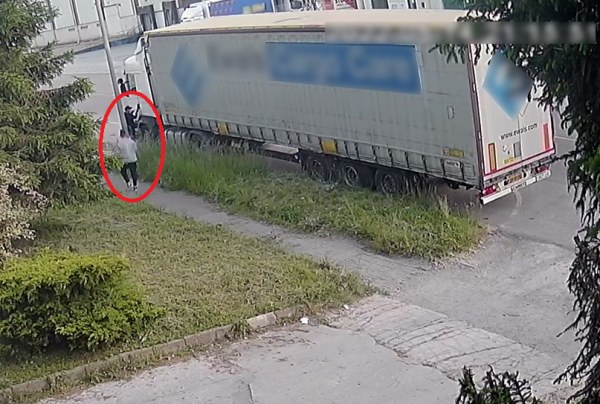 Imágenes procedentes de una cámara de seguridad.