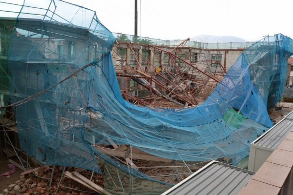 Se baraja la posibilida de demoler parte de los muros laterales