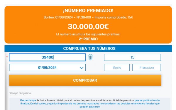 La suerte ronda al 39400