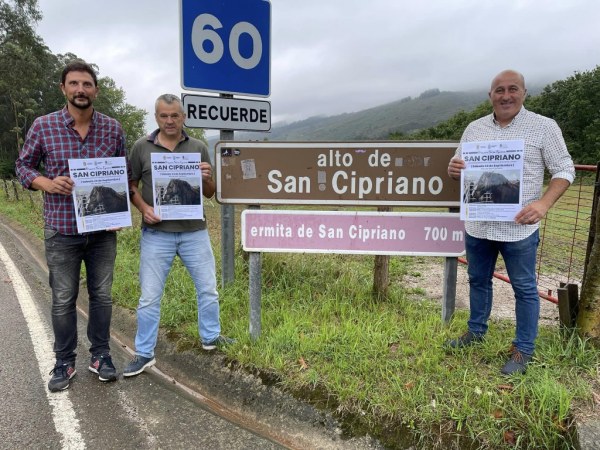 Concejales de Cartes y Mazcuerras en San Cipriano