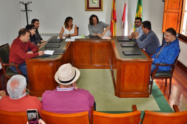 Sesión de investidura en Cieza, en junio de 2019
