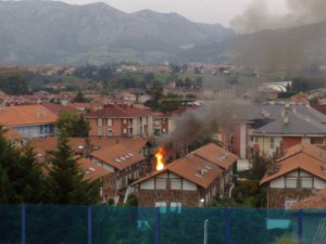 Incendio en la calle Turquía