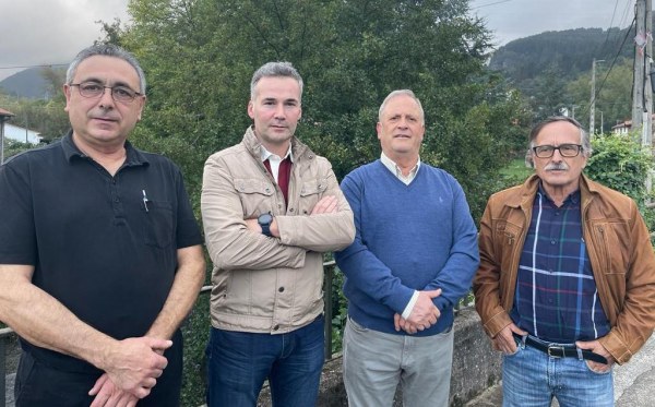 Gerardo Sañudo, Alberto Vallejo, Dámaso Tezanos y José Ramón Gómez
